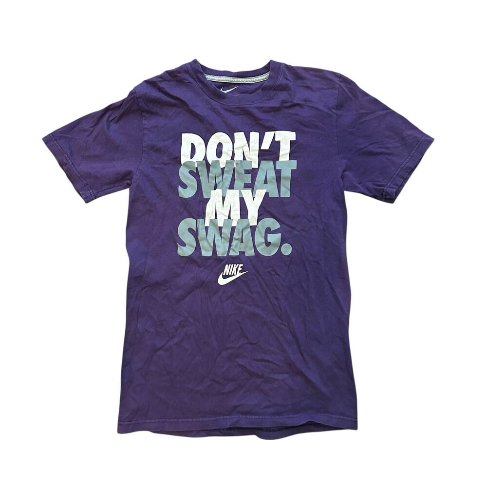 Nike Men’s Don’t Sweat My Swag Graphic T-Shirt Size Small